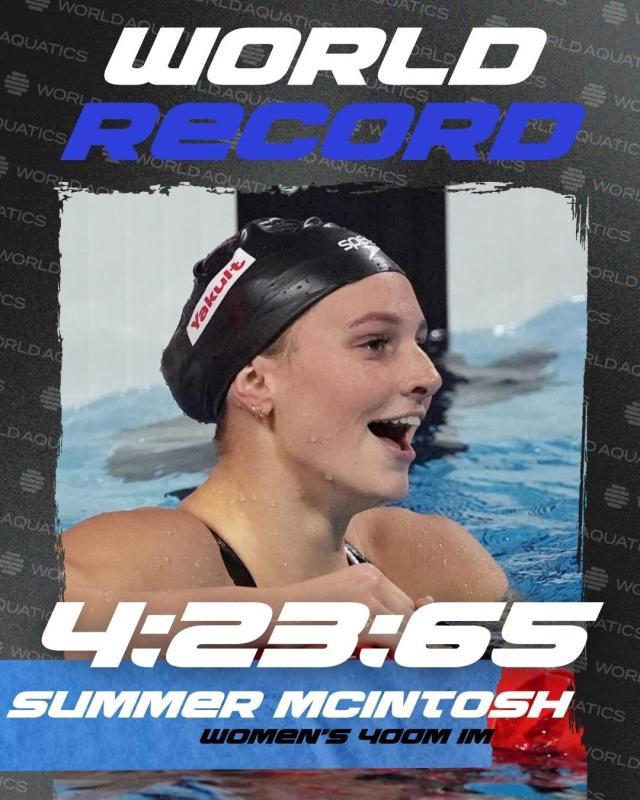 开云智能体验-五天三破世界纪录 麦金托什比肩菲尔普斯