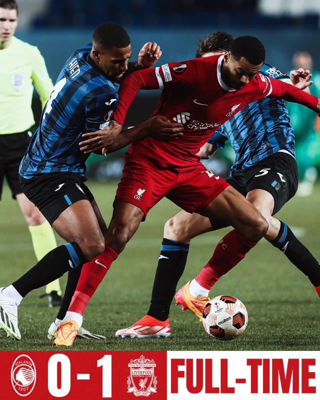 开云数字工具-【欧联】利物浦客场1比0亚特兰大，总比分1比3被淘汰