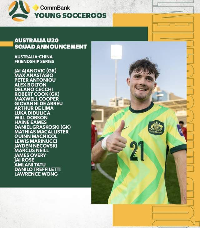 开云官方平台-抓紧了！18岁华裔天才来华参赛：已多次入选澳大利亚国青队